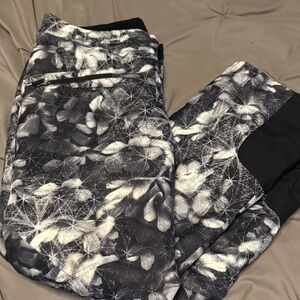 Black and White Patterned Pants